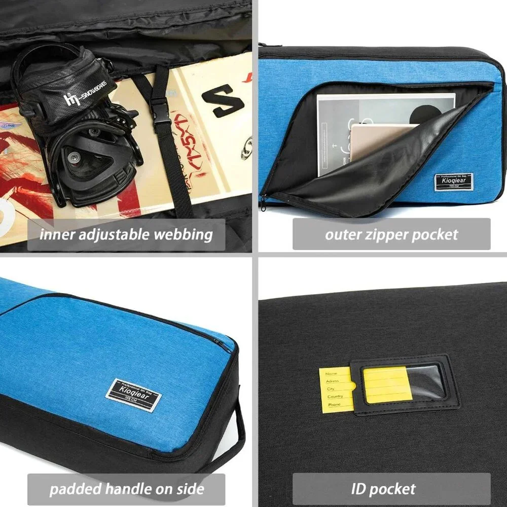 Reinforced Padded snowboard Bag 165cm